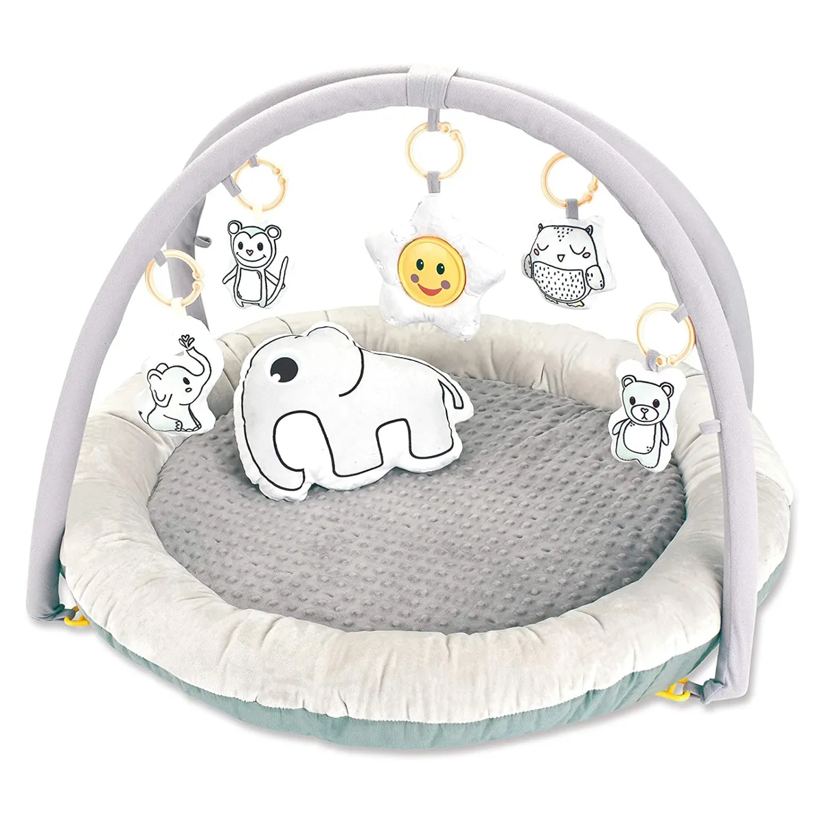 KIDSCOOL - Alfombra De Juego Sensory Mat Gris Kidscool