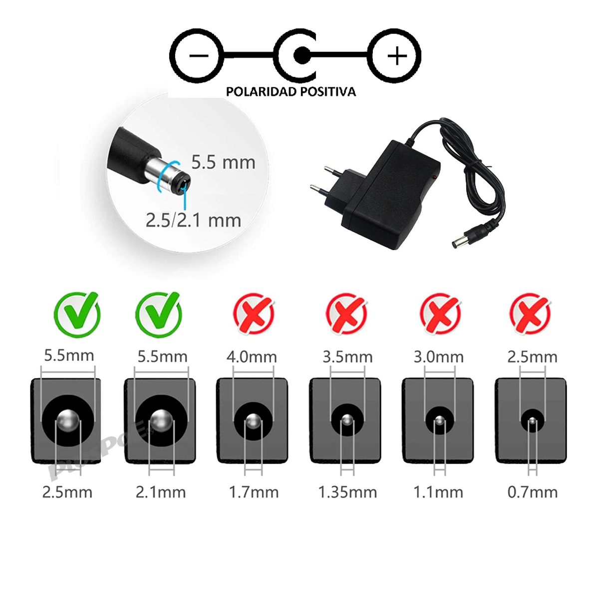 OEM - Transformador 5V 1A