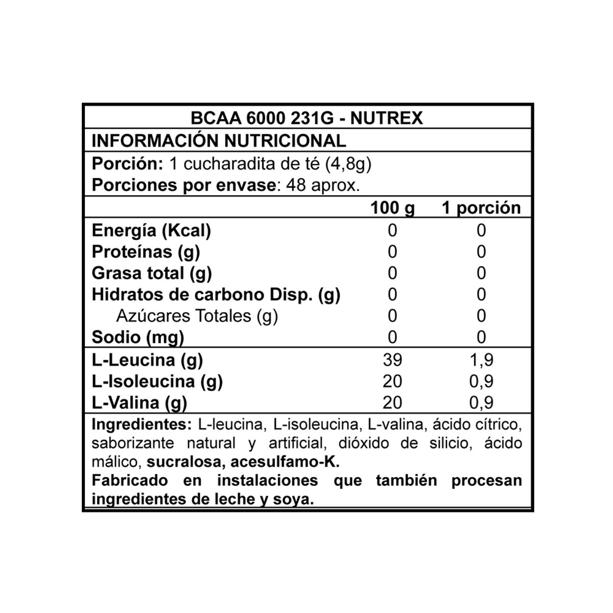 NUTREX RESEARCH - Bcaa 6000 30 svs - Nutrex Fruit Punch