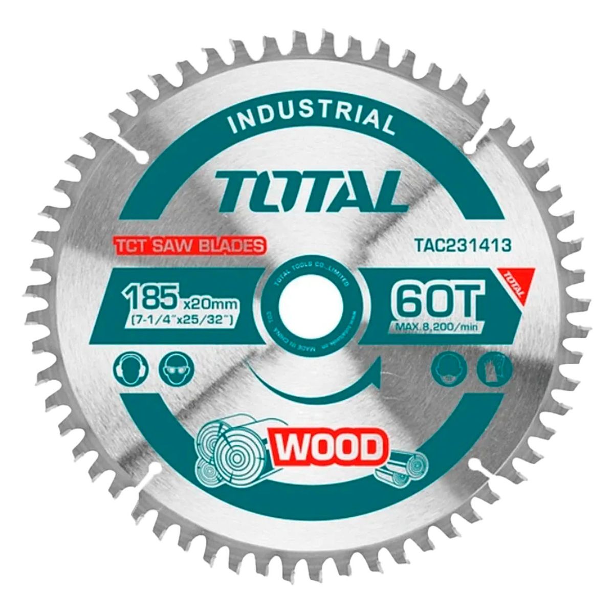 TOTAL TOOLS - Disco De Sierra Circular 7 1/4 Pulgadas 60 Dientes