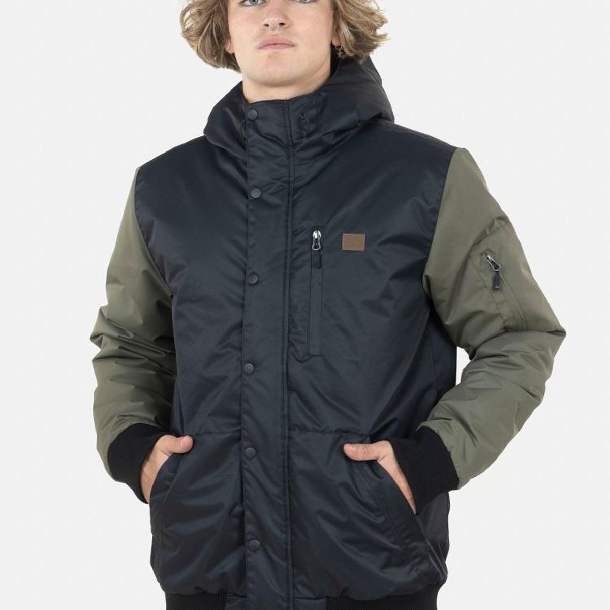 VOLCOM - Jacket Bomber Hombre Gris Oscuro Rusty VOLCOM