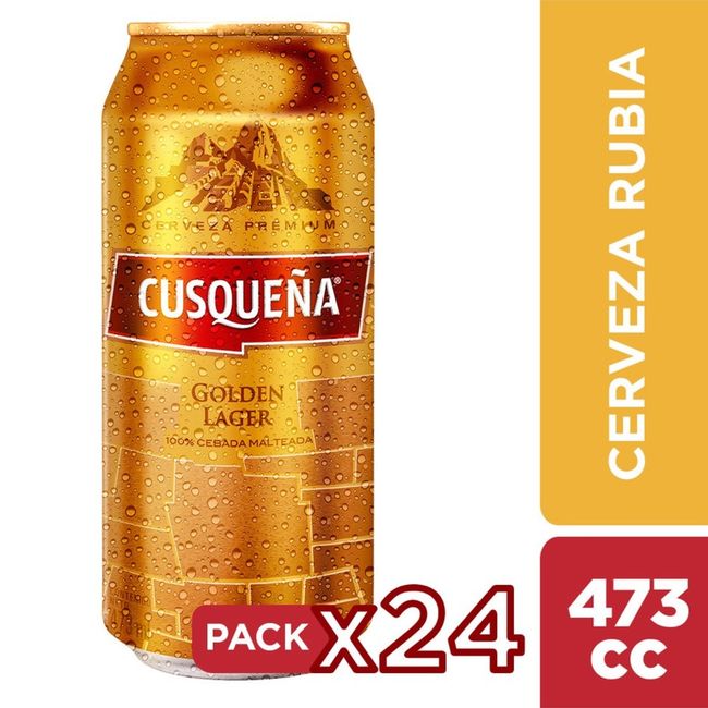 CUSQUEÑA - Cerveza Cusqueña Golden Lata 473 Cc 24 Unidades