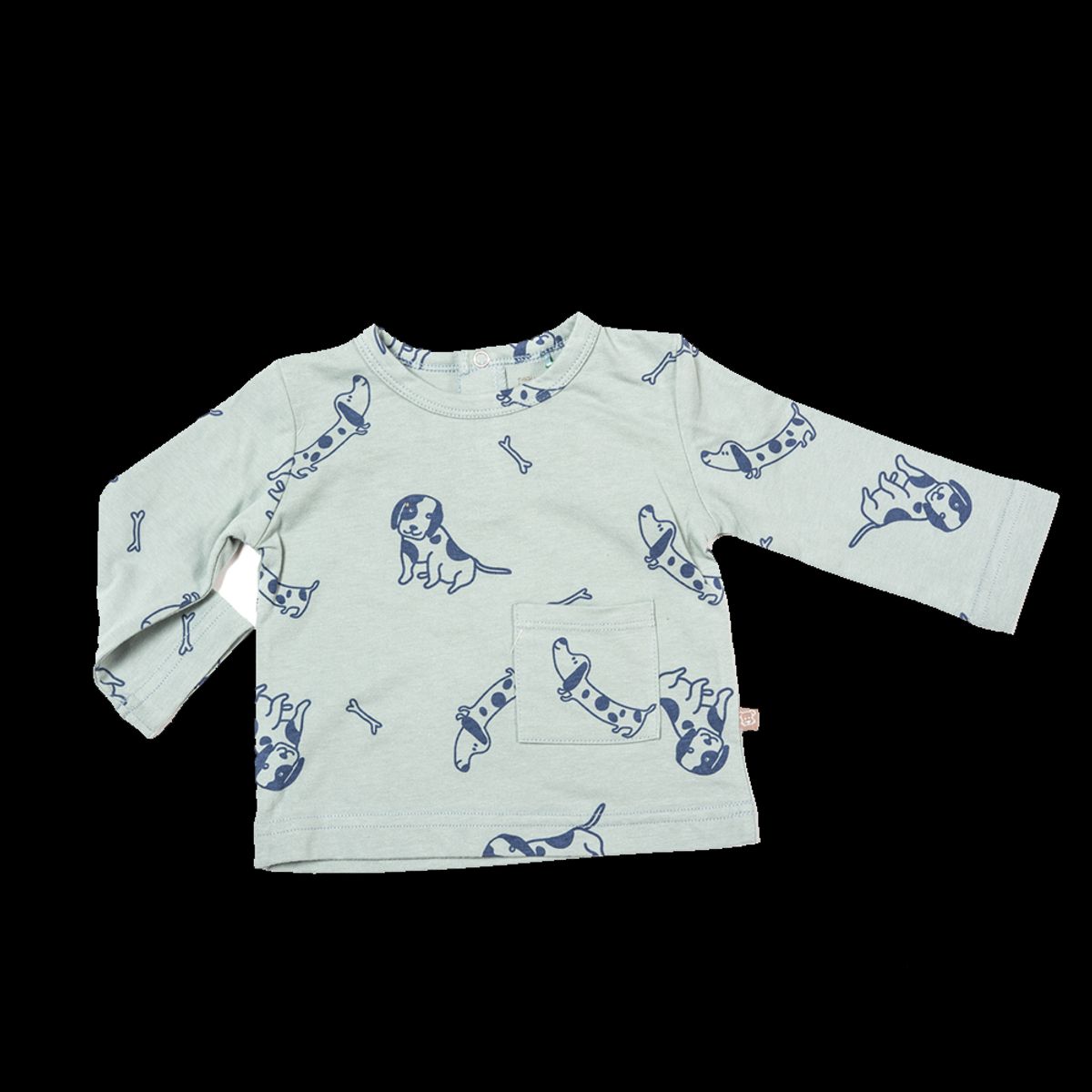 PILLIN - Polera Manga Larga Bebé Niño Verde Pillin PILLIN