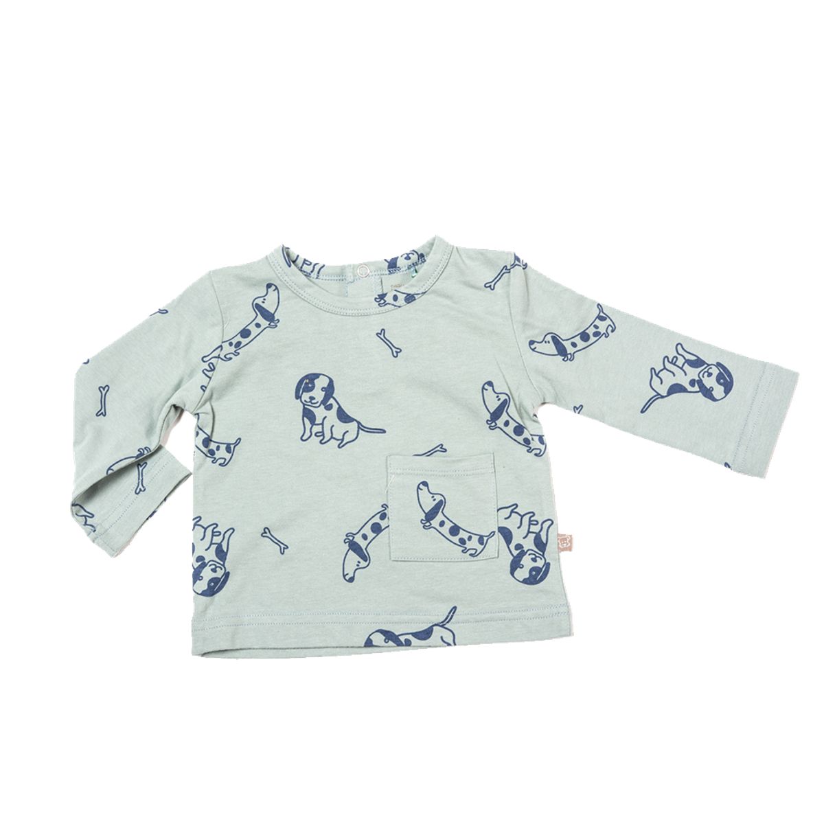 PILLIN - Polera Manga Larga Bebé Niño Verde Pillin PILLIN