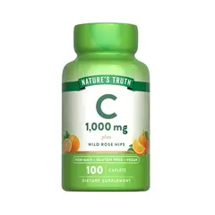NATURE'S TRUTH - Vitamina C 1000mg & Wild Rose Hips 100 Comp