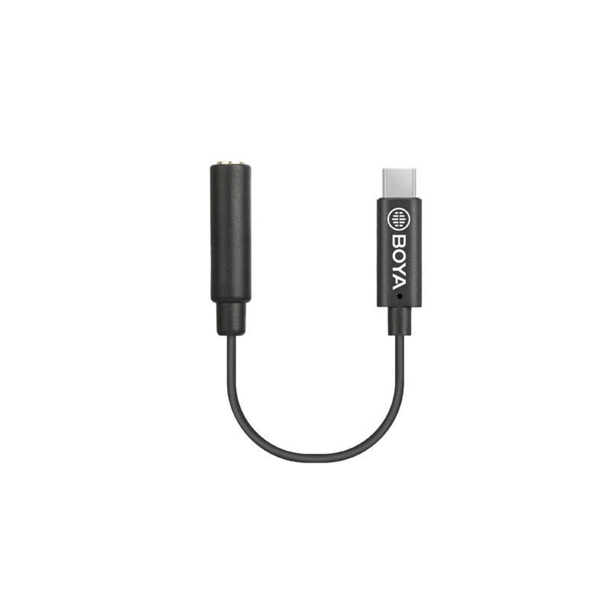 BOYA - Boya BY-K6 Cable adaptador USB-C macho - TRS  hembra para osmo pocket