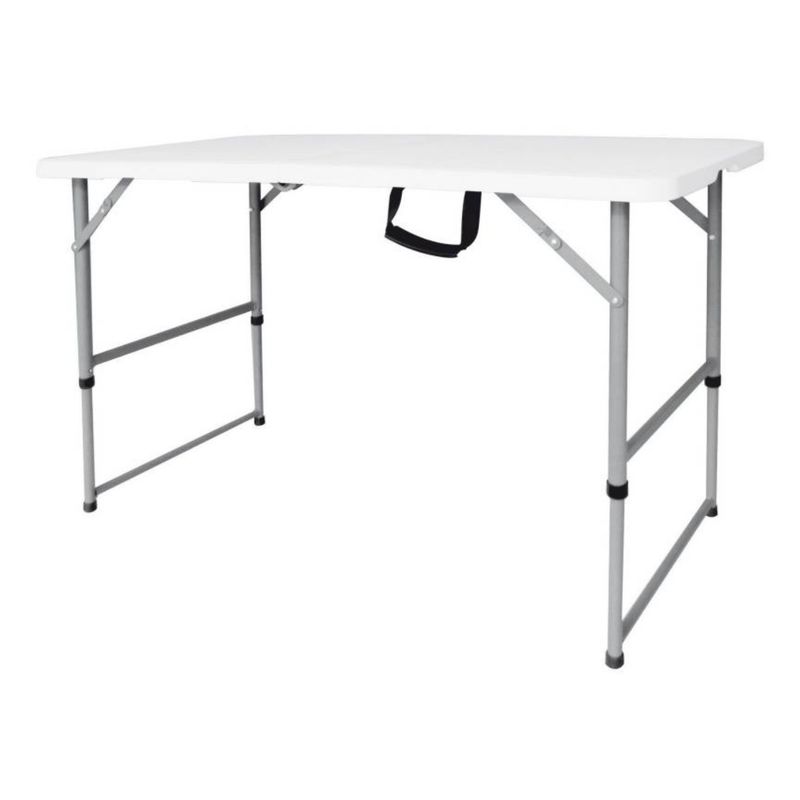 GENERICO - Mesa plegable rectangular para interior y exterior 122x60x74
