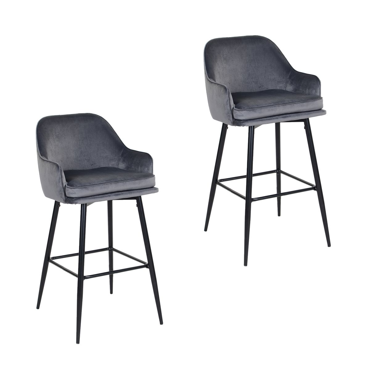 NOVAHUS - PACK 2 SILLA DE BAR FRANKFURT