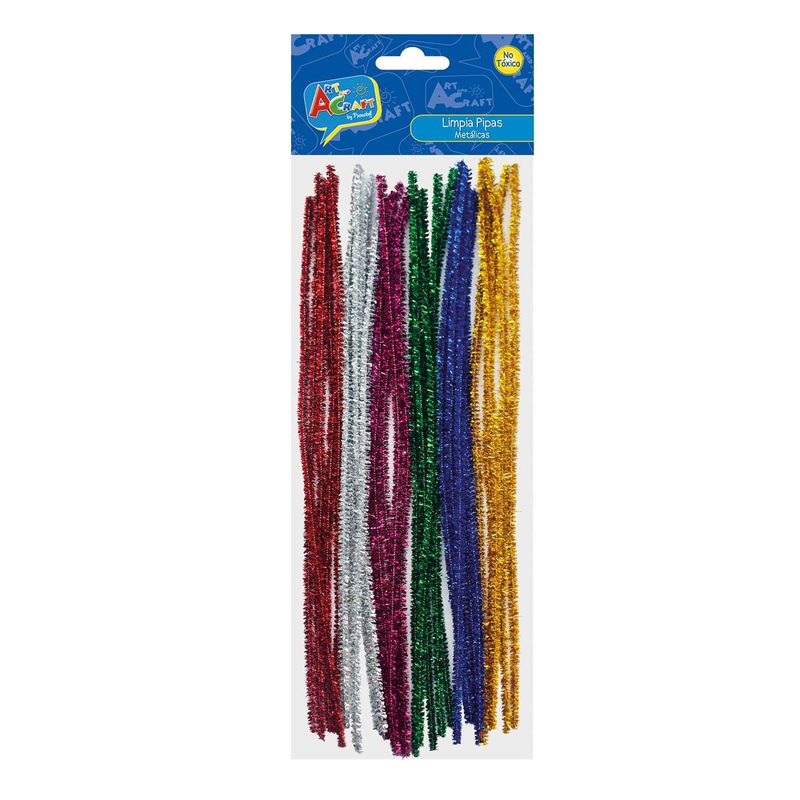 PRONOBEL - Limpia Pipas Metalico 30 Piezas Art & Craft