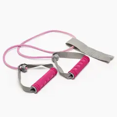 EVERLAST - Elástico De Resistencia Tubular Con Manillas Rosado
