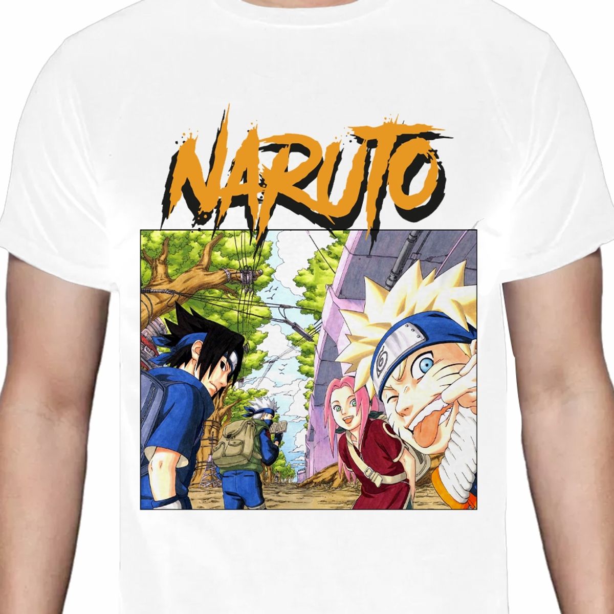 GENERICO - Naruto - Amigos - Polera Anime