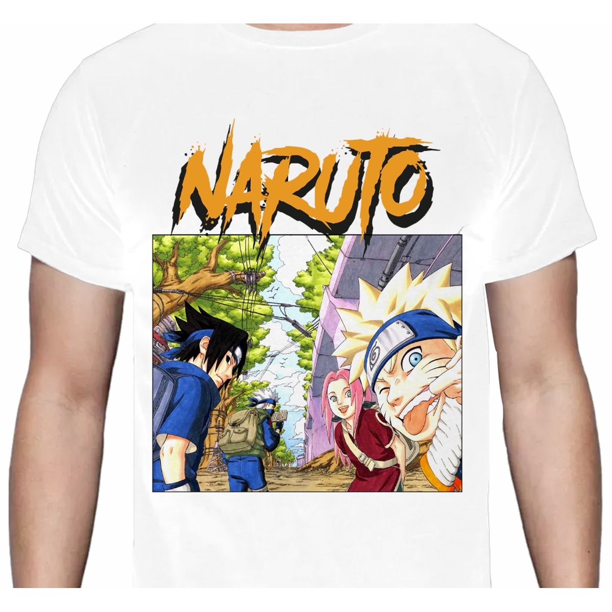 GENERICO - Naruto - Amigos - Polera Anime