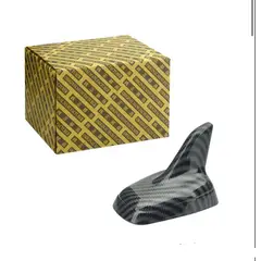 ASTR - MINI ALETA TIBURON DECORATIVA PARA AUTO NEGRO Y CARBONO