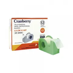 CRANBERRY - Tela Adhesiva Papel Microporosa 2,5cm X 9m 12 Un
