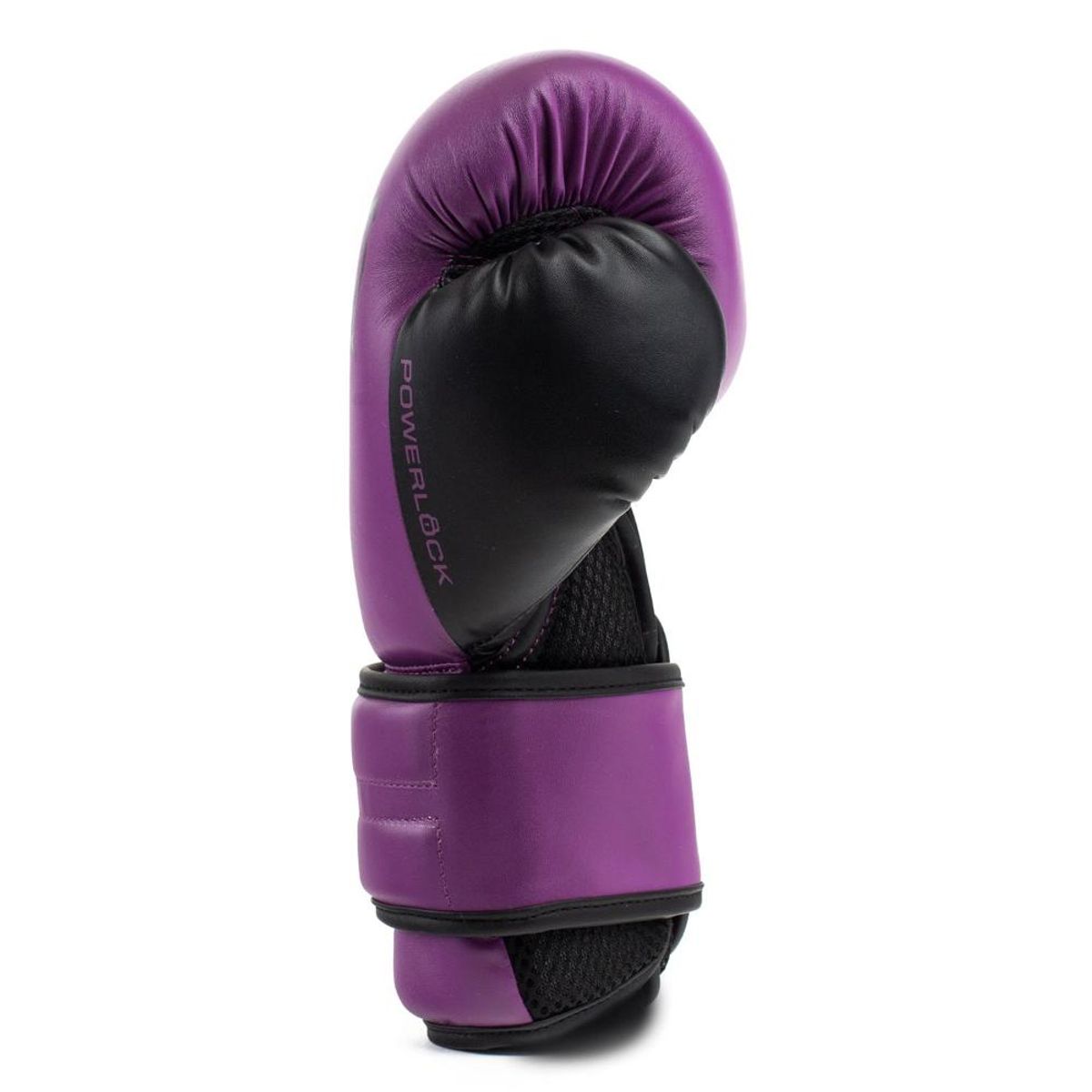 EVERLAST - Guantes De Box Powerlock 2 Tr Hook & Loop Purpura / Negro EVERLAST