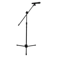 PHILCO - Atril Pedestal Para Microfono Con Boom Metalico