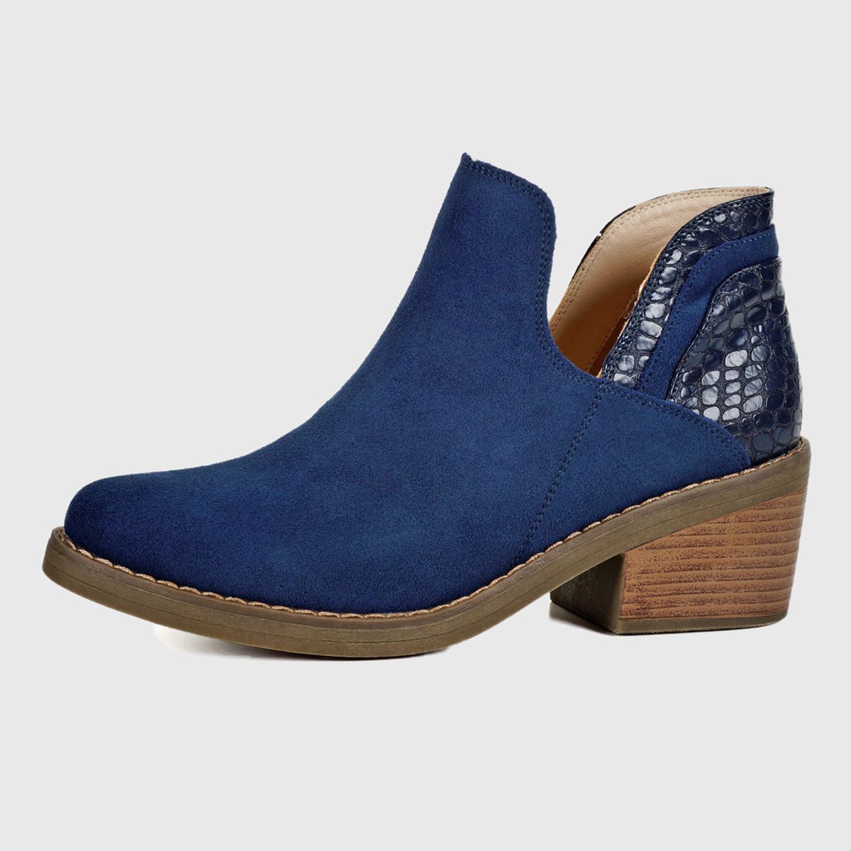 DEGAS - Botin Vaquero Cuero Xiana Azul DEGAS