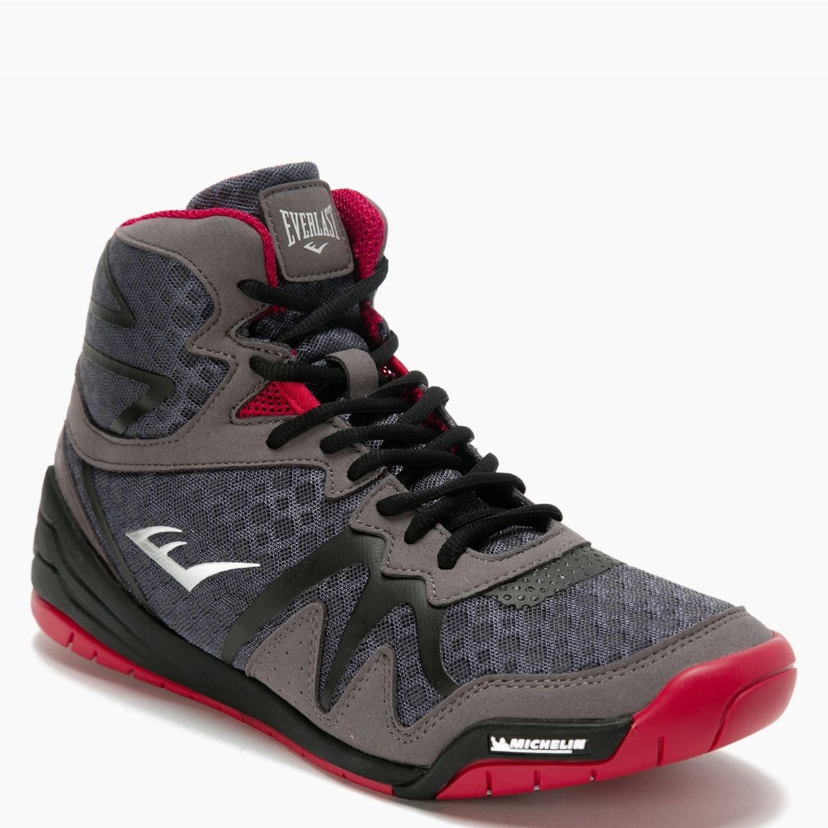EVERLAST - Zapatillas De Boxeo Everlast Pivt Gris/Rojo EVERLAST