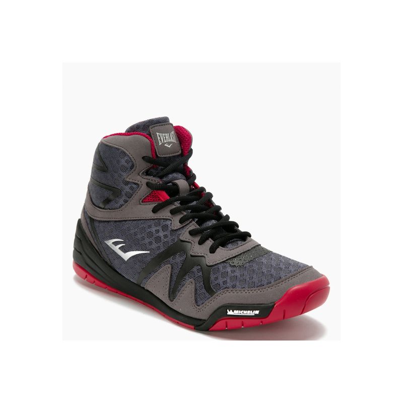 EVERLAST - Zapatillas De Boxeo Everlast Pivt Gris/Rojo EVERLAST