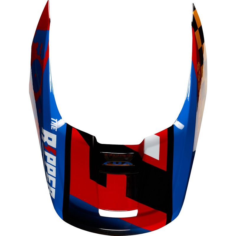 FOX - Visera Moto Niño V1 Czar Negro/Amarillo Fox FOX