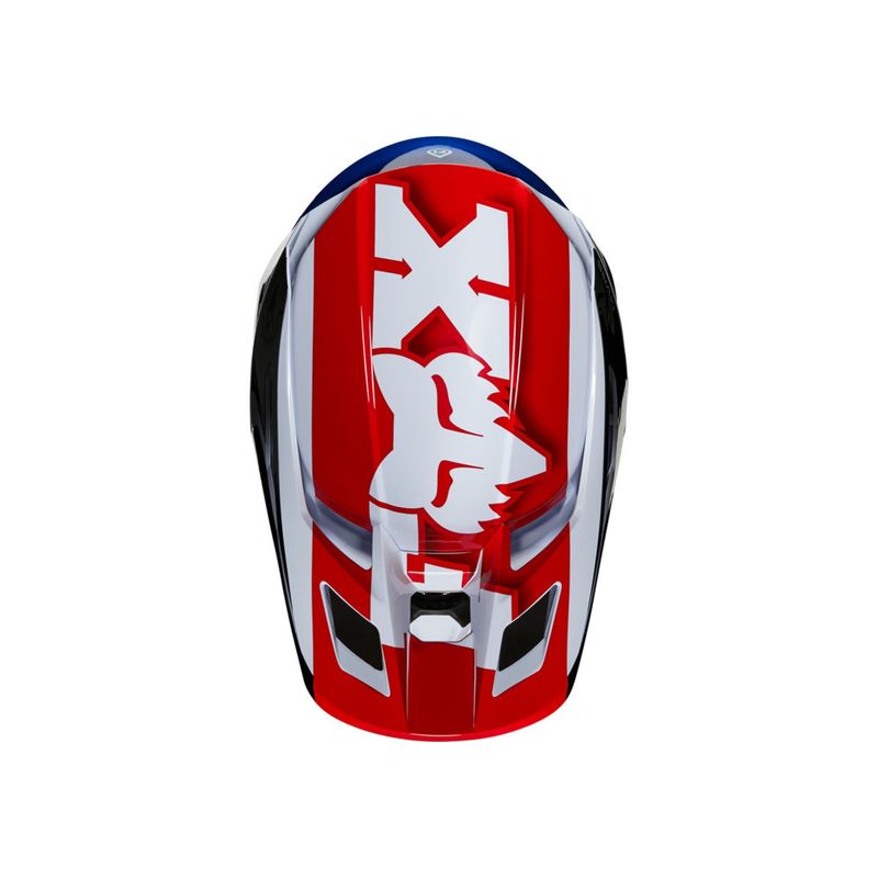 FOX - Visera Moto Niño V2 Hayl Azul/Rojo Fox FOX