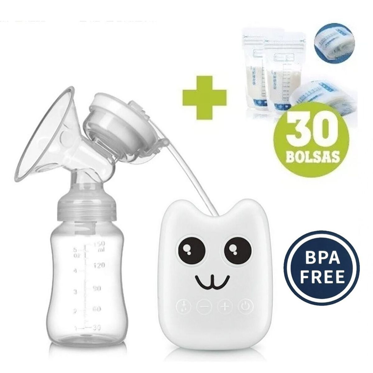 GENERICO - Sacaleche Extractor Electrico 30 Bolsas