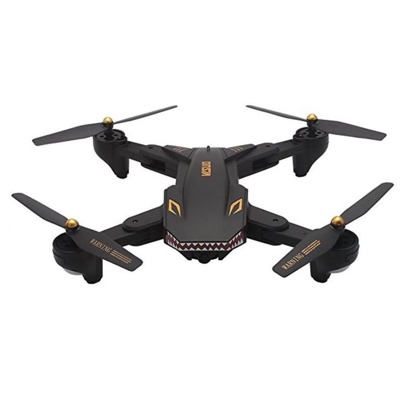 VISUO - Dron Shark Visuo XS 809 SHW TRES BATERIAS Cámara 2MP 19 Minutos