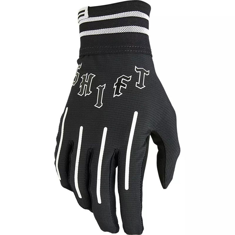 SHIFT - Guantes Moto White Label Flare Negro/Blanco Shift SHIFT