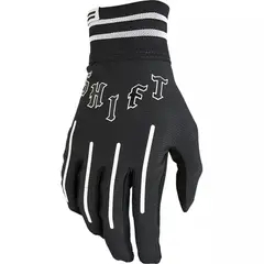 SHIFT - Guantes Moto White Label Flare Negro/Blanco