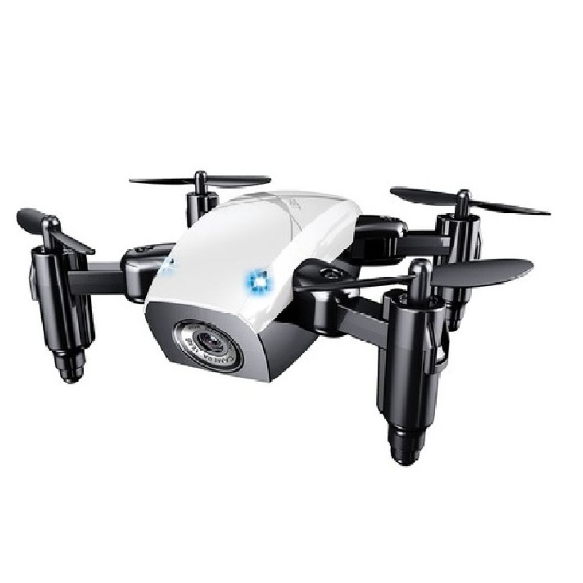 BROADREAM - Microdron Broadream S9W 8x9 cm BLANCO Cámara 480p Flip 360