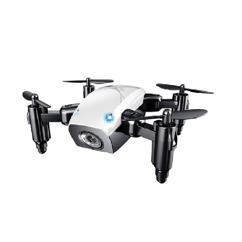 BROADREAM - Microdron Broadream S9W 8x9 cm BLANCO Cámara 480p Flip 360
