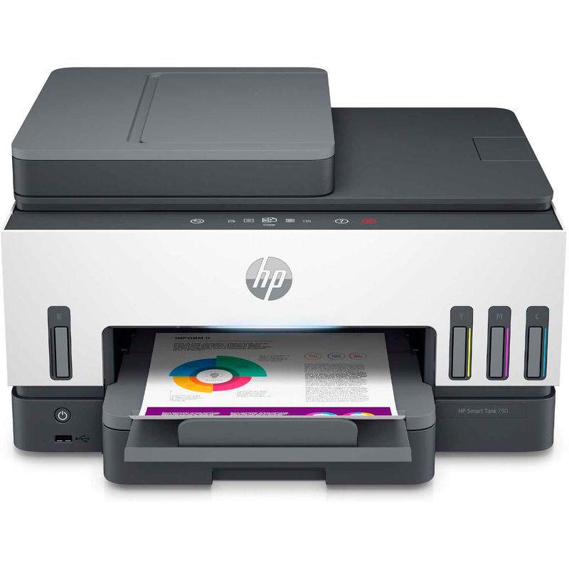 HP - Impresora HP Multifuncion SmartTank 750 15ppm USB WiFi