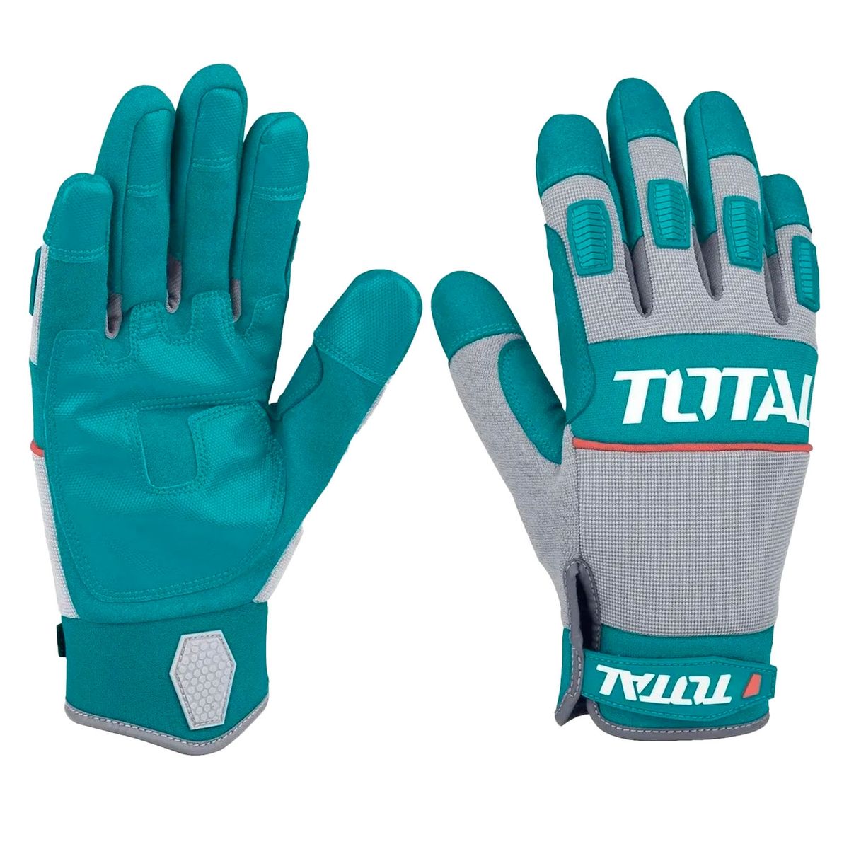 TOTAL TOOLS - Guantes Para Trabajo Mecánico Talle Xl