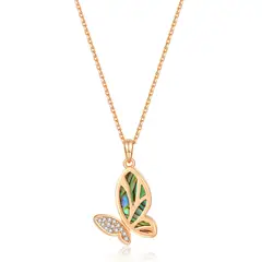 VANITE - Collar Mujer Cristales Butterfly