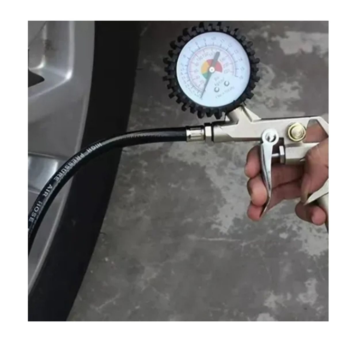 ESHOPANGIE - Maquina Para Inflar Y Calibrar Neumáticos Con Manómetro