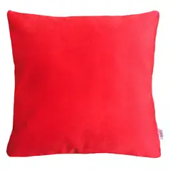 ELIZABETH PEPER - COJIN DECORATIVO DISEÑO SUAVE ROJO 45X45 RELLENO