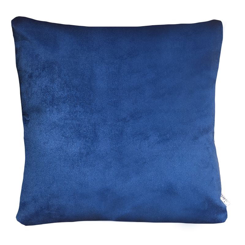ELIZABETH PEPER - FUNDA COJIN DECORATIVO DISEÑO AZUL OSCURO 50x50