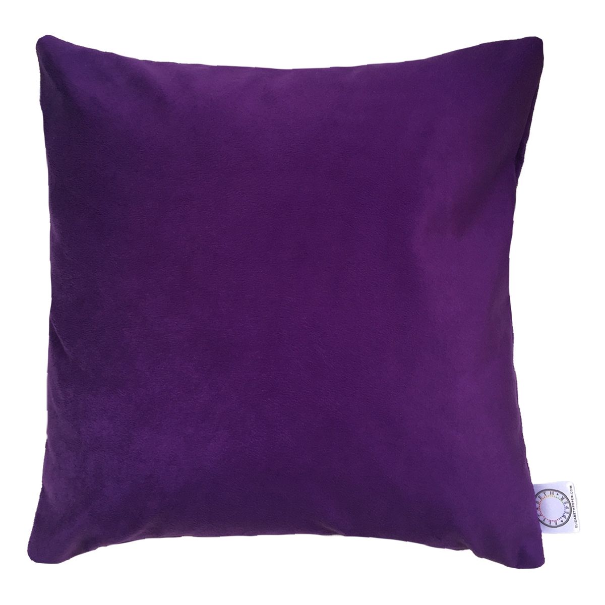 ELIZABETH PEPER - FUNDA COJIN DECORATIVO DISEÑO MORADO 50x50.