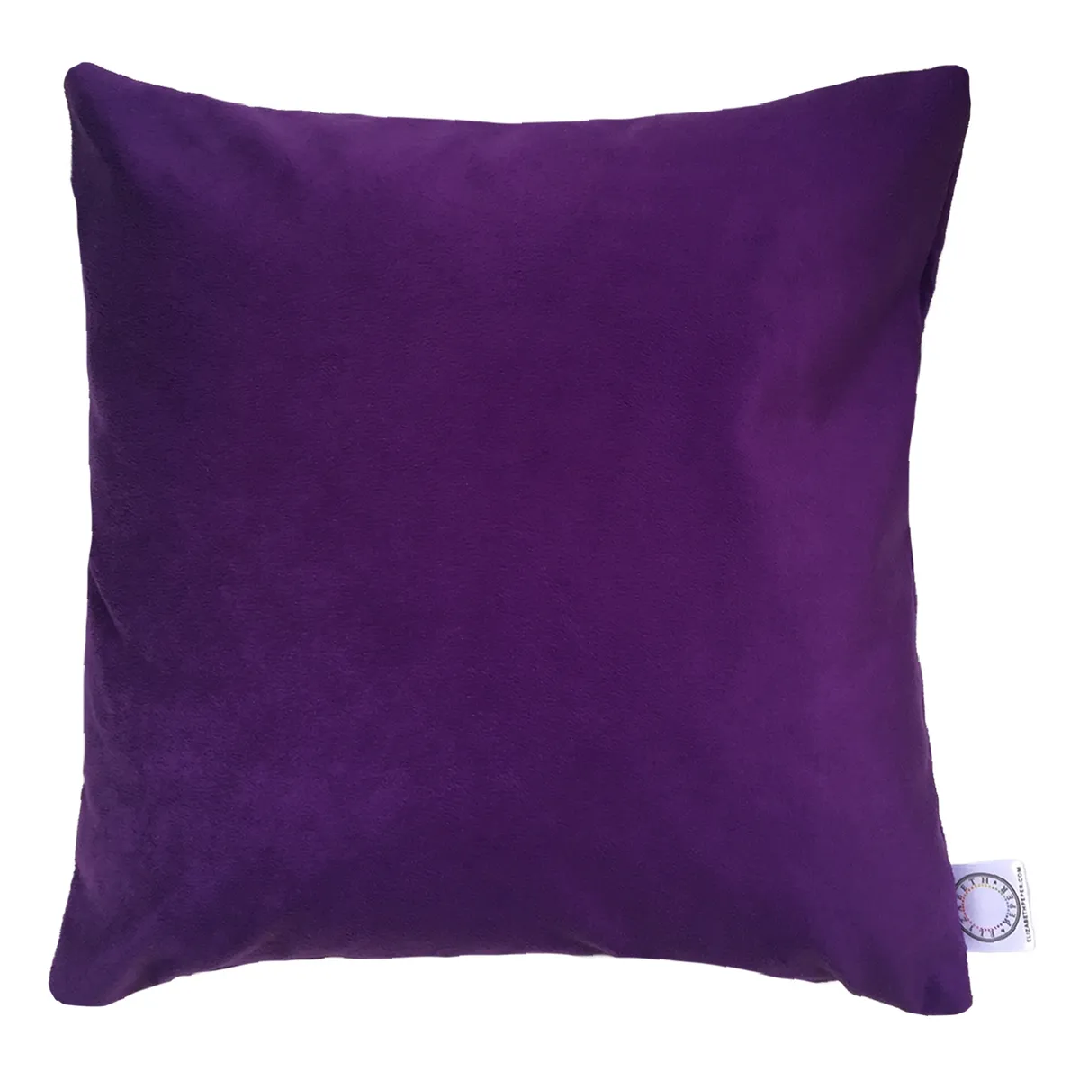 ELIZABETH PEPER - FUNDA COJIN DECORATIVO DISEÑO MORADO 50x50.