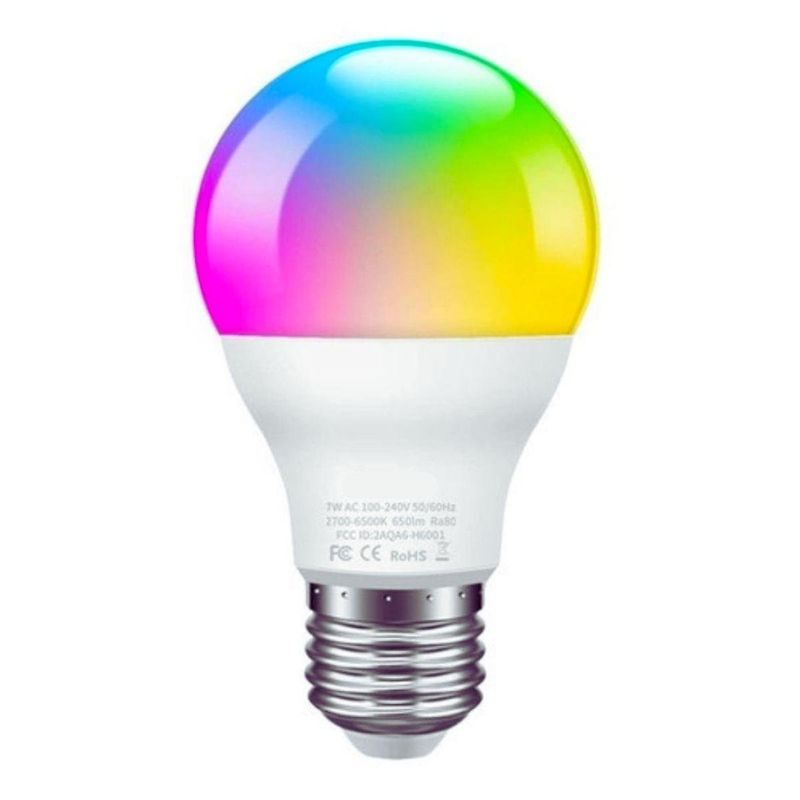 CHILE TENDENCIA - Ampolleta Inteligente Wifi Led Rgb Colores Música Fiesta App