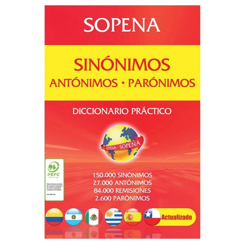 TOP10BOOKS - Libro Diccionario Sinonimos Antonimos Paronimos -198-