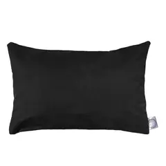 ELIZABETH PEPER - FUNDA COJIN DECORATIVO DISEÑO SUAVE NEGRO 50X30.