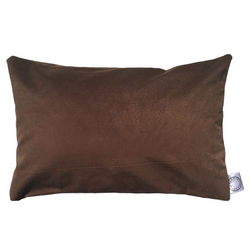 ELIZABETH PEPER - COJIN DECORATIVO DISEÑO SUAVE CAFE 50X30 RELLENO