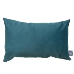 ELIZABETH PEPER - COJIN DECORATIVO DISEÑO SUAVE TURQUESA 50X30 RELLENO.