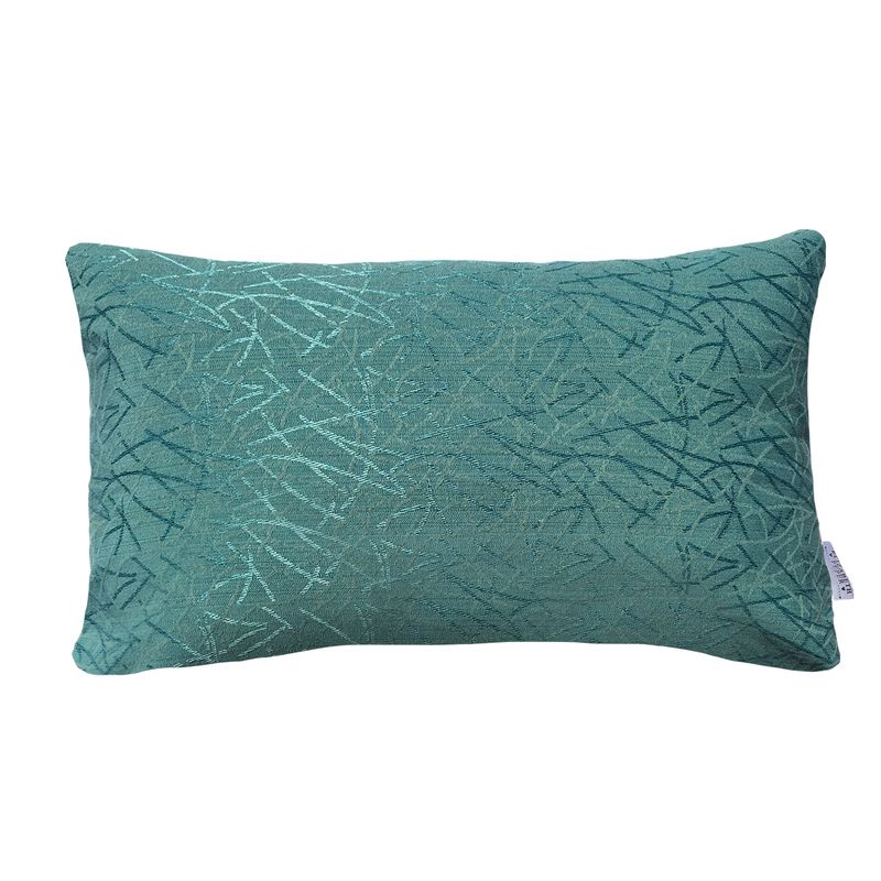 ELIZABETH PEPER - COJIN DECORATIVO DISEÑO TEXTURA TURQUESA 50X30 RELLENO.