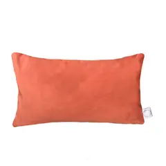 ELIZABETH PEPER - COJIN DECORATIVO DISEÑO NARANJO SALMON 50X30 RELLENO.