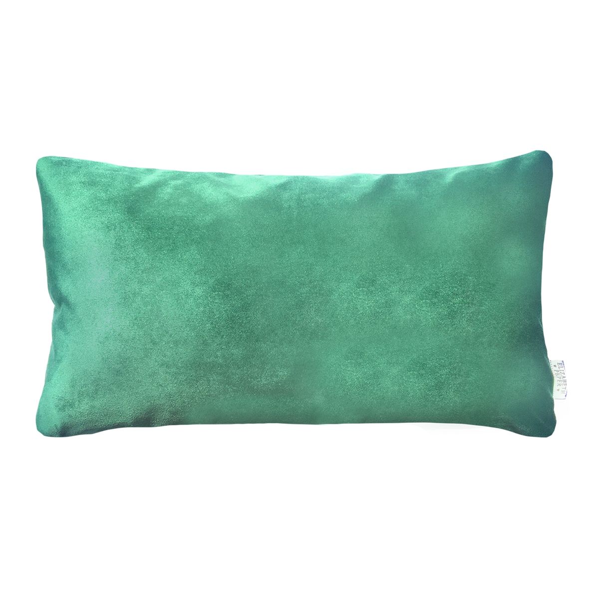 ELIZABETH PEPER - COJIN DECORATIVO DISEÑO SUAVE VERDE 50X30 RELLENO.