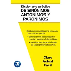 TOP10BOOKS - Libro DICCIONARIO PRACTICO DE SINONIMOS, ANTONIMOS Y PARONIMOS
