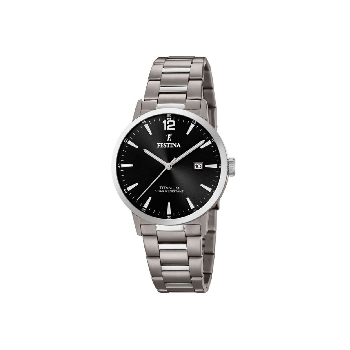 FESTINA - Reloj F20435/3 Festina Negro Hombre Calendario Titanium