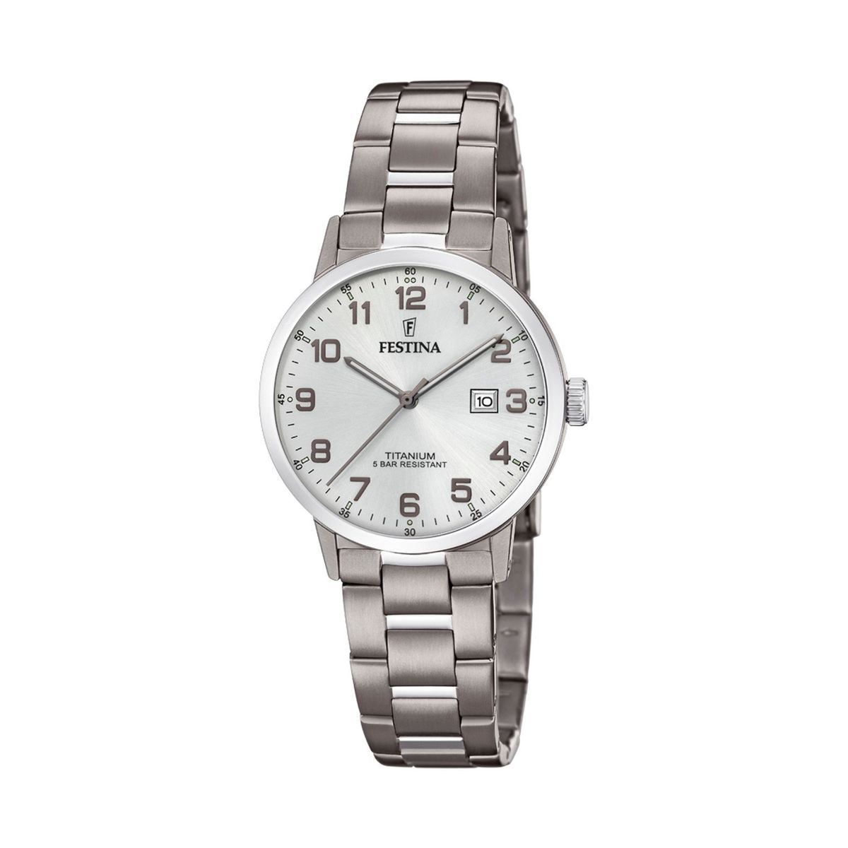 FESTINA - Reloj F20436/1 Festina Plateado Mujer Calendario Titanium